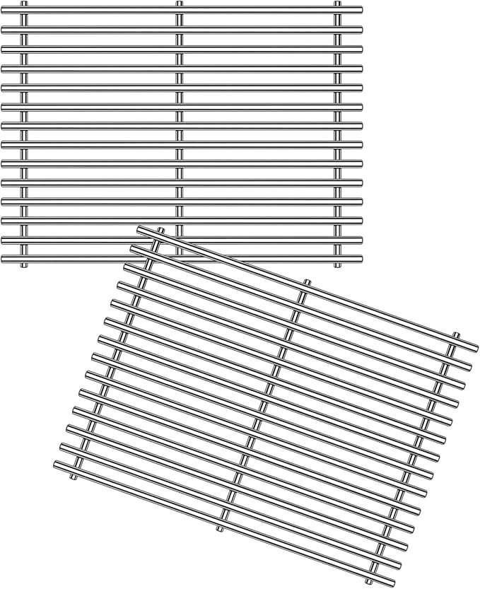 Htanch15inch 7522 Stainless Steel 9mm Cooking Grid Grates by Htanch