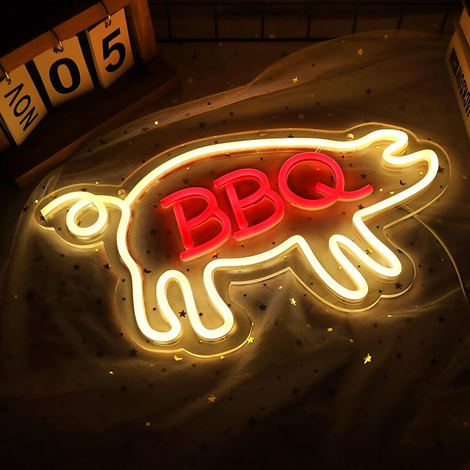 JFLLamp BBQ Neon Signs for Wall Decor Neon Lights for Bedroom Led Signs - Image 2