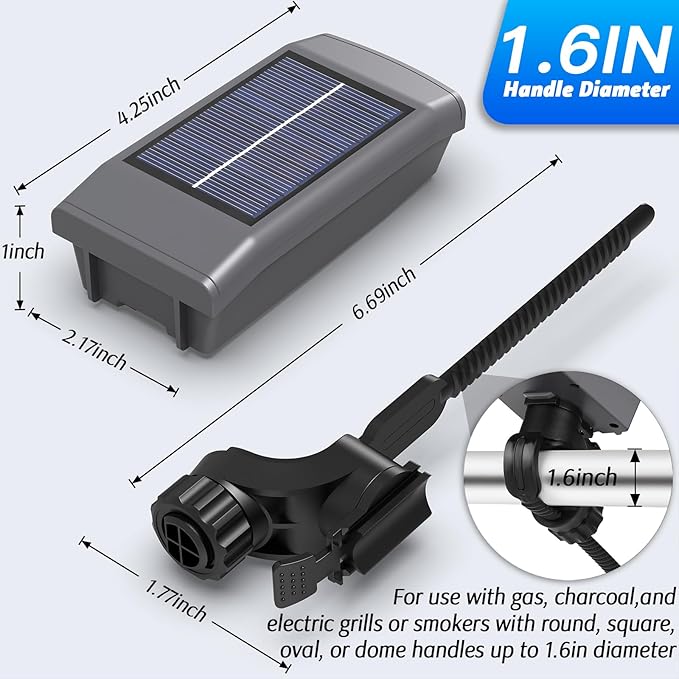 Solar Charging Barbecue Grill Light - Image 3
