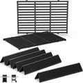 Spirit E310 Grill Parts for Weber Spirit, 17.5" Grill Grates 15.3" Flavorizer by QuliMetal