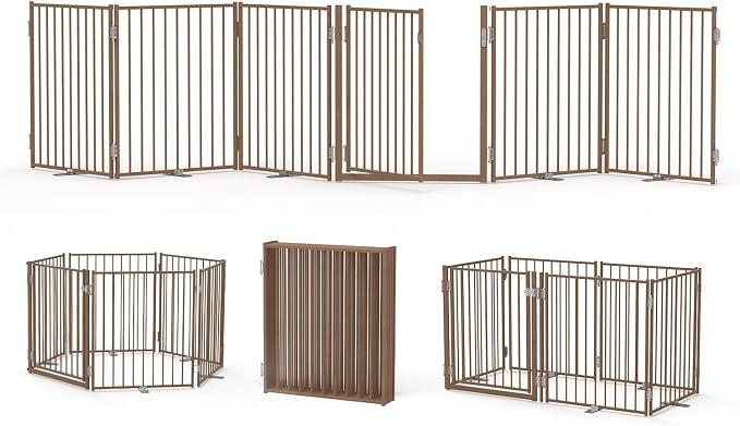 No Pawblems Free Standing Dog Gate by NoPawblems