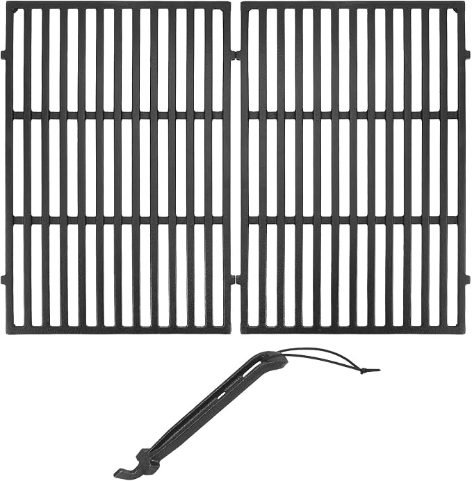 GasSaf 19.5" Grill Grates and Cooking Grate Lifter by GasSaf