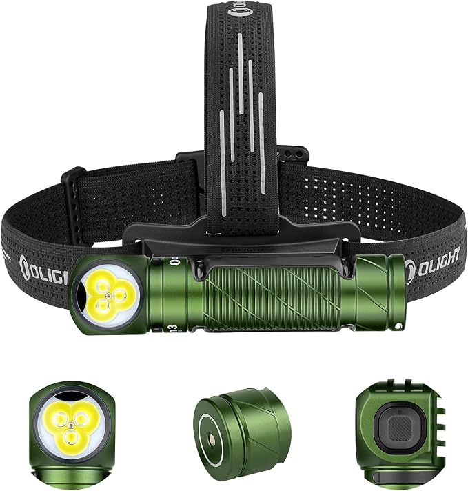 OLIGHT Perun 3 Rechargeable Headlamp Flashlight, 3000 Lumens LED Headlight by OLIGHT