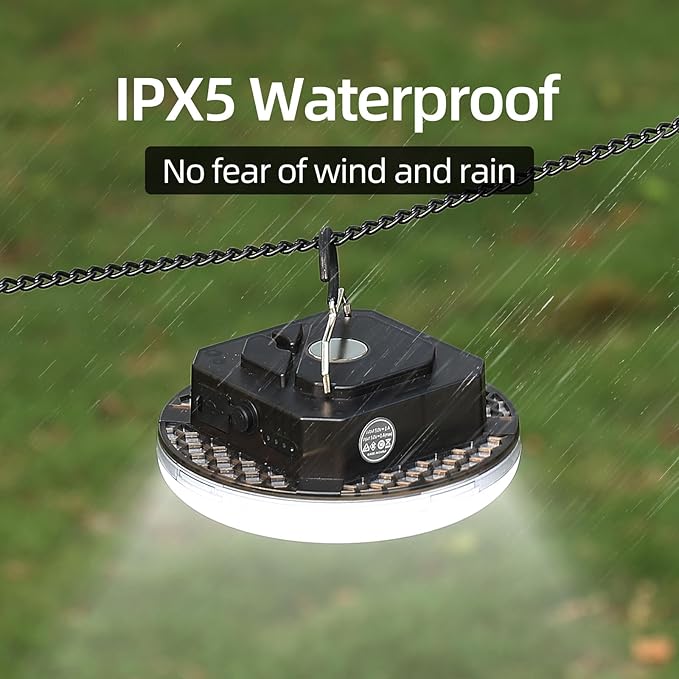 Transparent Portable Rechargeable LED Camping Lights, Waterproof Outdoor Light - Image 3