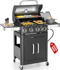 2 in 1 Propane Gas BBQ Grill by GREENPARTY
