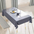 Crystal Clear Plastic Table Cover Protector, 1.5mm Thick Rectangle Vinyl Table by FURKIT