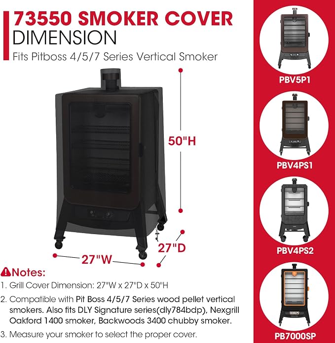 Unicook Vertical Smoker Cover Compatible - Image 2