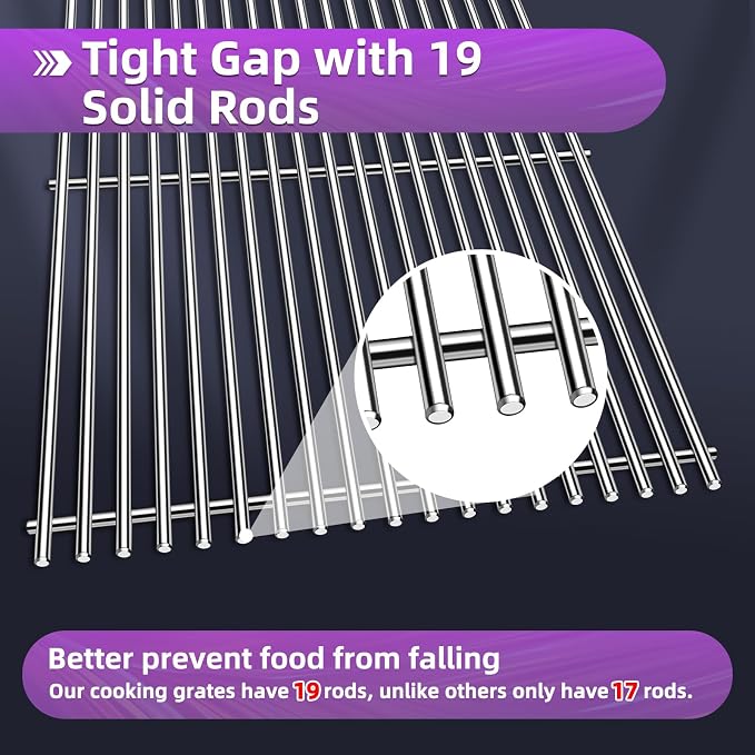18 7/8" Stainless Steel Genesis 2 Grill Grates - Image 6