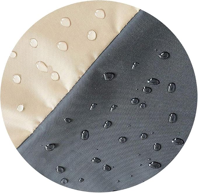 60 Inch Heavy Duty Waterproof Round Fire Pit/Table Cover, Weather Resistant - Image 4