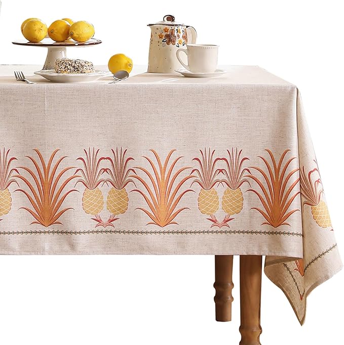 patdrea Designer Linen Tablecloth by Welcometopatdrea