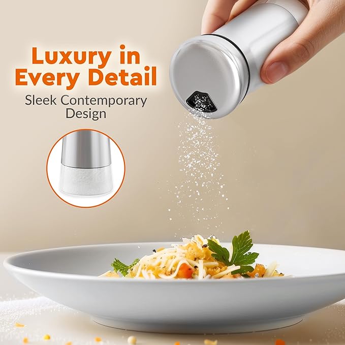 HOME EC Original Glass Salt shaker or Pepper Shaker - Image 3