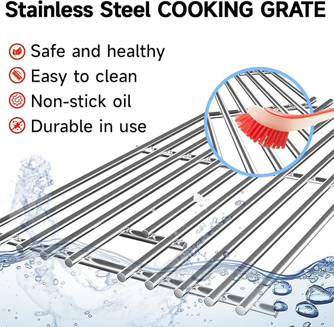 7637 17.5’’ Stainless Steel Grill Grates - Image 6