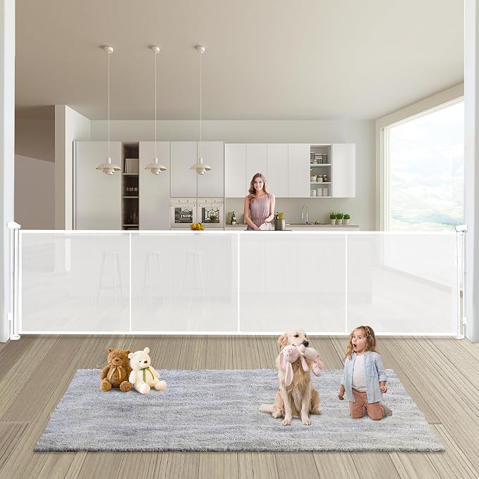 Retractable Baby Gates Dog Gate by Pravoluxmax