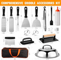 Barbecue Tool Set, 29-Piece Stainless Steel Grilling Kit with Storage Bag