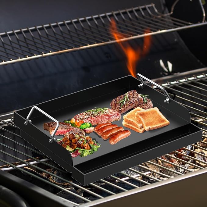 17" x 13" Nonstick Grill Griddle - Image 5