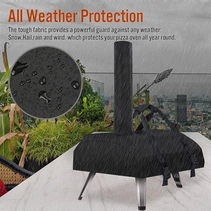 Carry Cover for Ooni Karu 12 inch Pizza Oven, iCOVER Heavy Duty Portable - Image 6