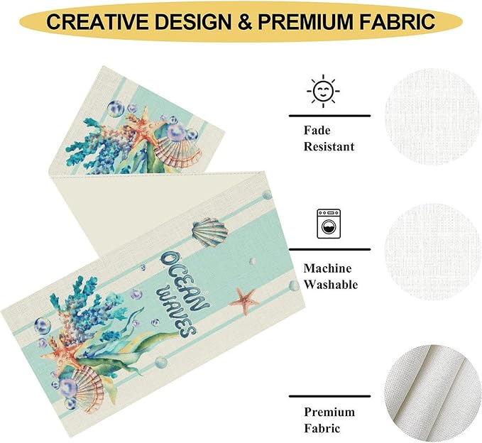 Nautical Coastal Table Runners - Image 5