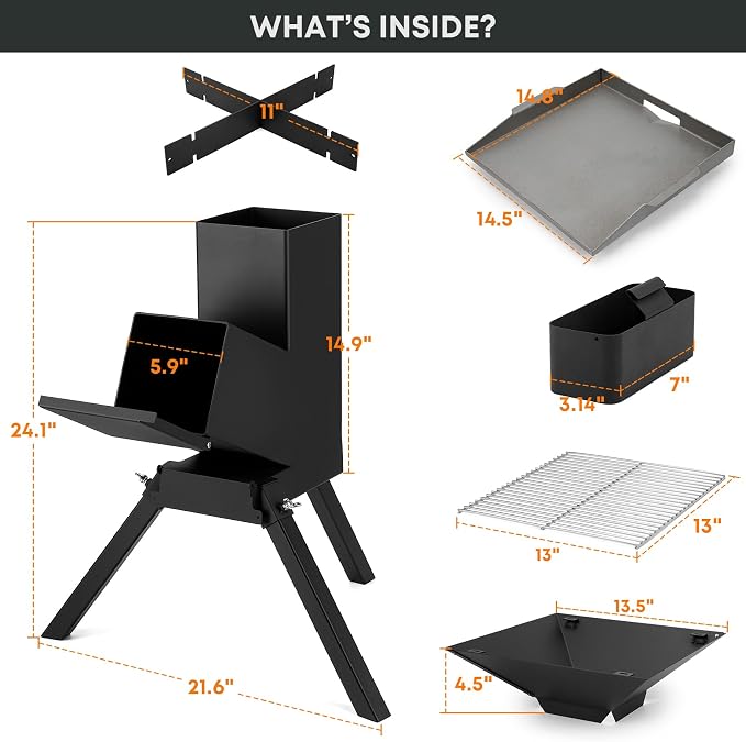 Stanbroil 3 in 1 Rocket Stoves - Image 2
