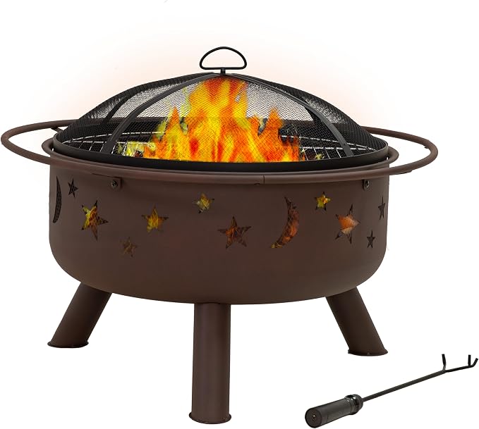 Sunnydaze Cosmic 30-Inch Patio Fire Pit by SunnydazeDecor