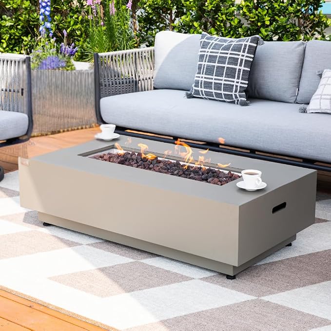 Westwood 50” Propane Fire Pit Smokeless Firepit Outdoor Gas Fire Pit - Image 2