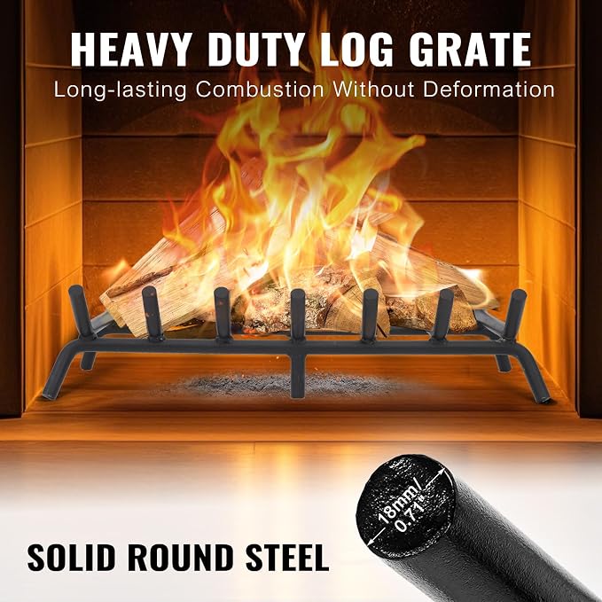 Fireplace Grate 24 inch - Image 4