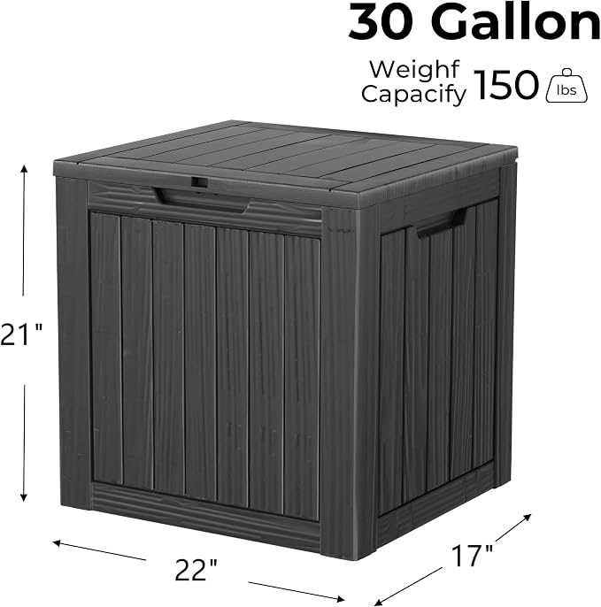 30 Gallon Waterproof Outdoor Storage Box - Image 3