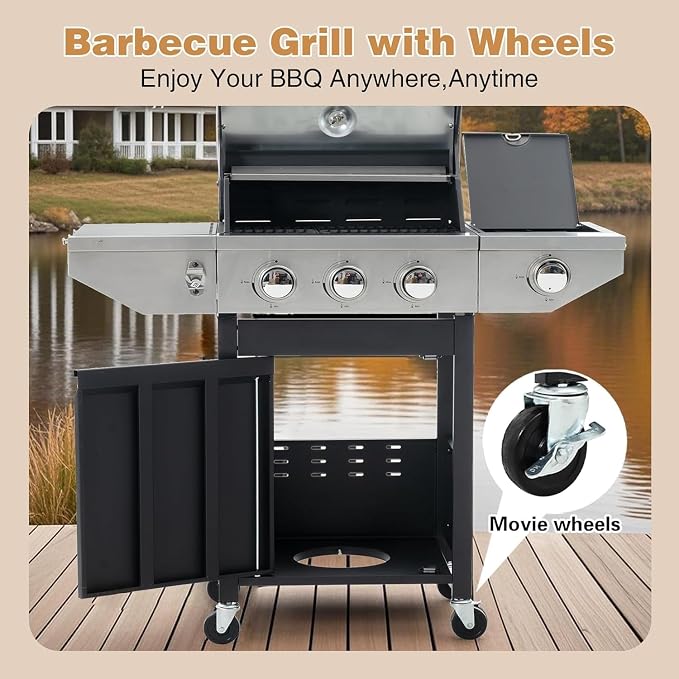Endark 3-burner propane grill, 000 BTU - Image 4