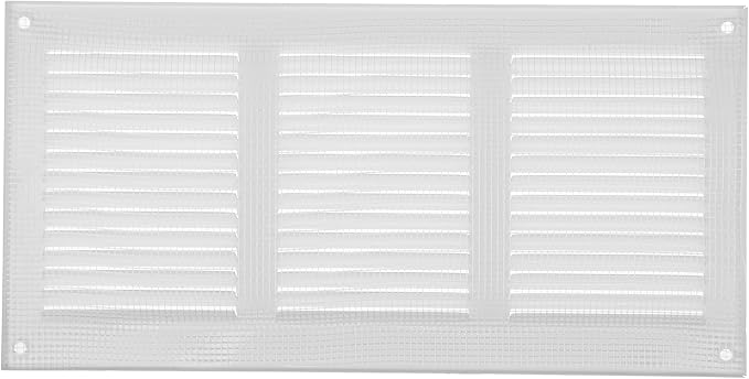 Repa Market 12x6 Inch Air Vent Cover/White Galvanized Steel Louvered Grill Cover - Image 8