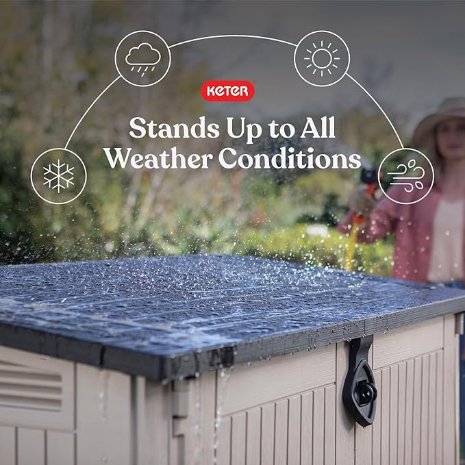 Keter Store-It-Out MIDI Outdoor Resin Horizontal Storage Shed - Image 3