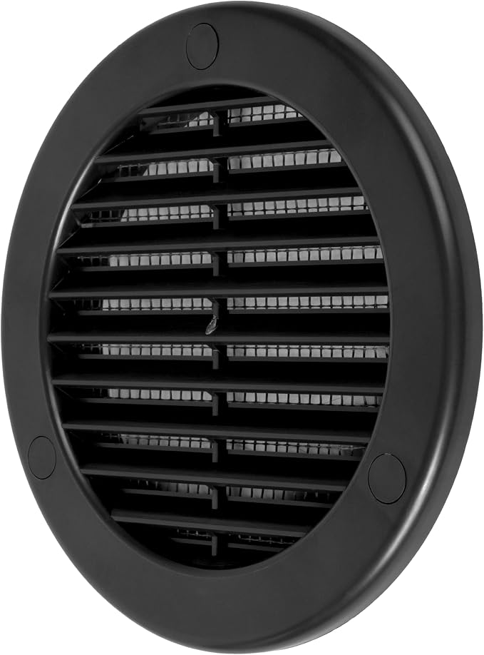 4 Inch Black Air Vent Cover – Pack of 10 – Plastic Round Air Vent Grill Cover - Image 8