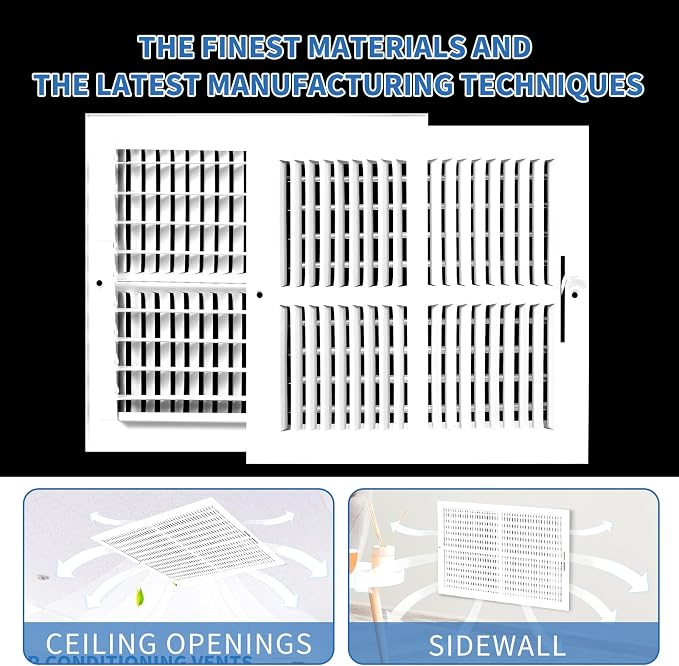 12x12 Vent Register, Vent Covers - Image 5