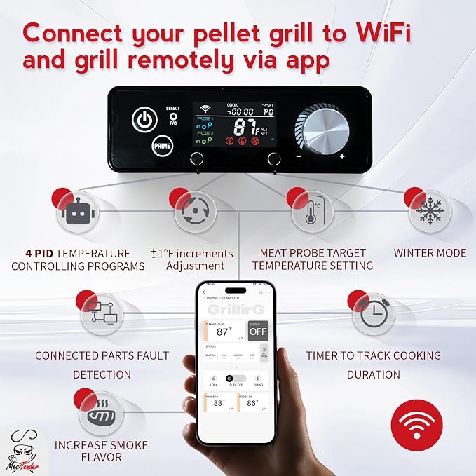 WiFi PID Rectangular Pellet Grill Controller Replacement - Image 5