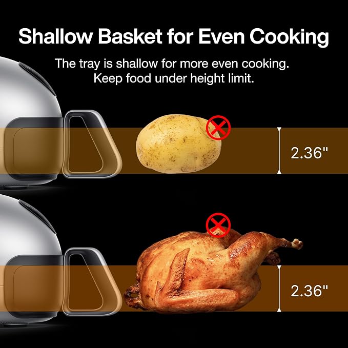 Typhur Dome 2 AI Upgraded Air Fryer, Extra Large Airfryer - Image 3