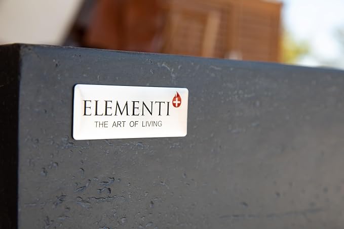Elementi+ | Bundle Positano Gas Fire Pit Cast Concrete 60" Rectangular Fire - Image 7