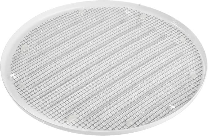White Metal 5'' Inch Round Ventilation Grille - Image 5