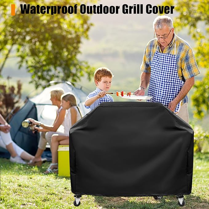 Grill Cover for Captiva Designs 4-Burners Propane Gas BBQ Grill, Waterproof - Image 6