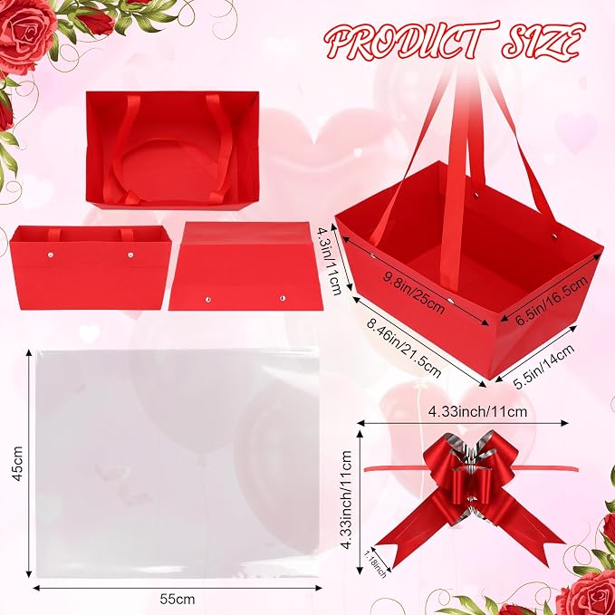 PerKoop 24 Pack Baskets for Gifts Empty Bulk 6.5 x 9.8'' Thick Kraft Gift Basket - Image 4
