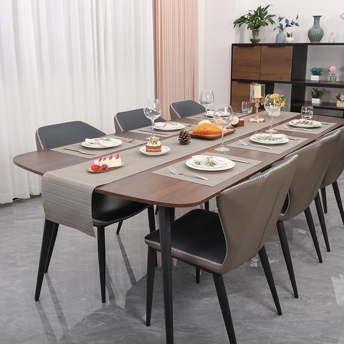 Myir JUN Table Runner, Vinyl Table Runner Indoor Arbitrarily Cropped Runner - Image 4