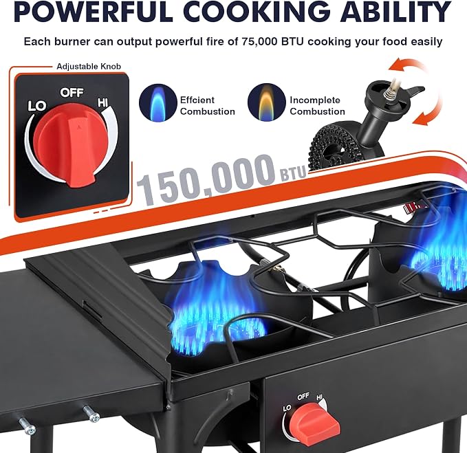 Llamaviva 2 Burner Propane Stove - Image 2