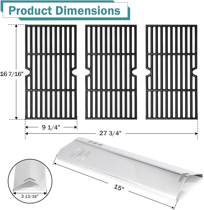 Criditpid Replacement Parts for Dyna Glo DGF493BNP, Backyard Grills - Image 2