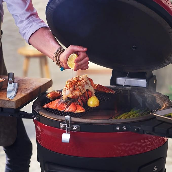 KAMaster Cast Iron Ash Can Fit Kamado Grill Classic Joe, Can Used - Image 8