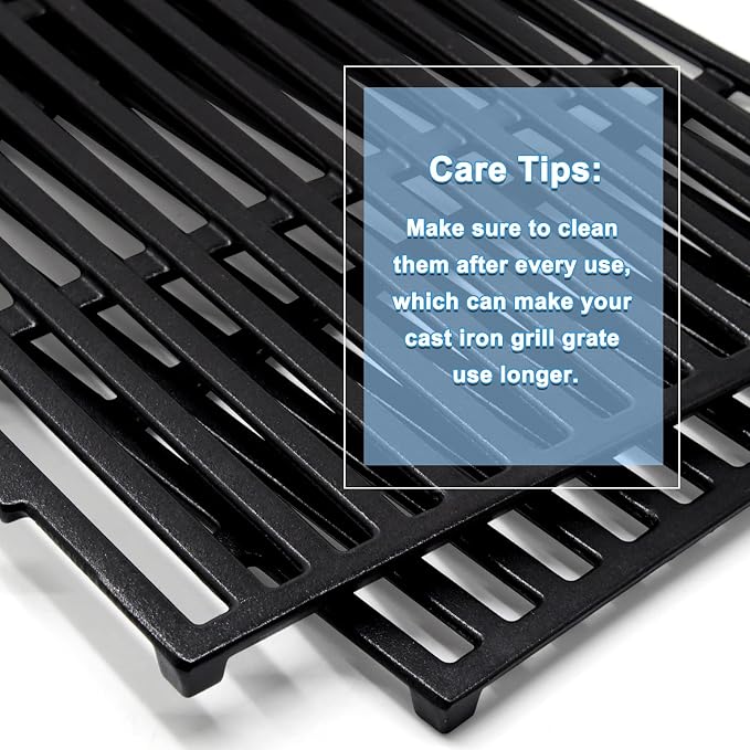 Adviace 17.5 Inch 7638 Cast Iron Grill Grates Replacement - Image 5