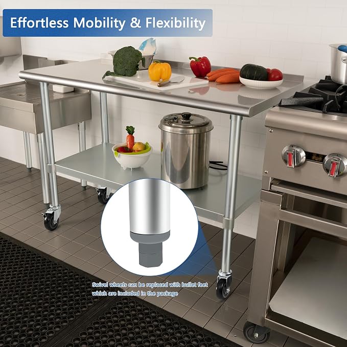 HARDURA Stainless Steel Table 24 x 60 Inches - Image 5