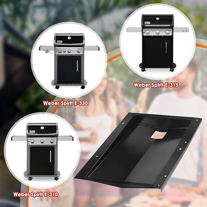 69804 Grease Tray for Weber Spirit 300 Series Grills, Drip Pan Tray for Weber - Image 3