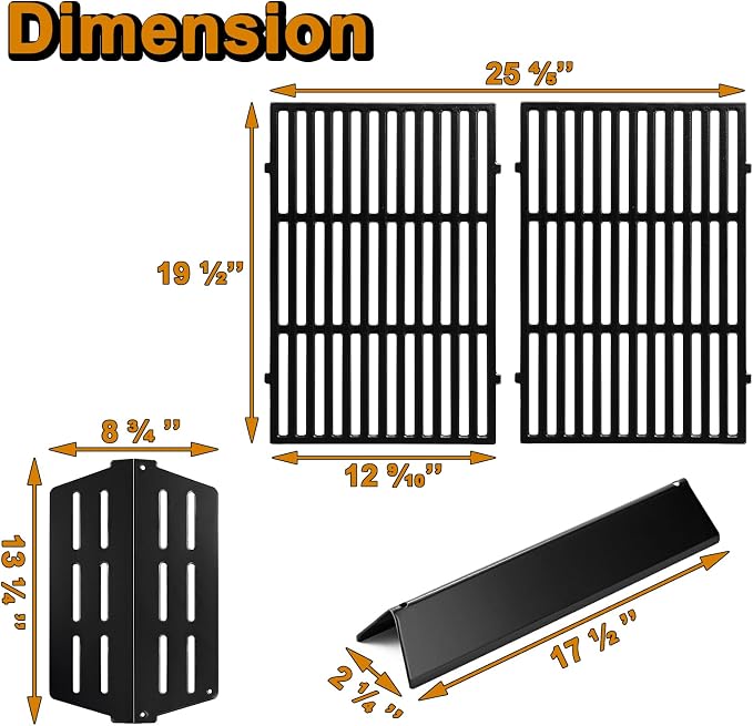 7620 7621 62783 Flavorizer Bars 65505 Heat Deflectors 7524 Grill Grates Genesis - Image 2