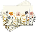 Flower Placemats Set of 4 by Unknown