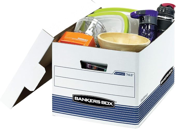 Bankers Box 20-Pack Medium Duty File Storage Boxes - Image 4