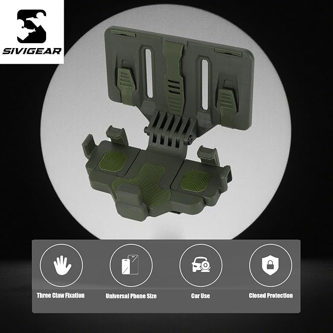 Tactical Phone Holder Available in Full Size Plate Carrier Phone Mount Adjust - Image 5
