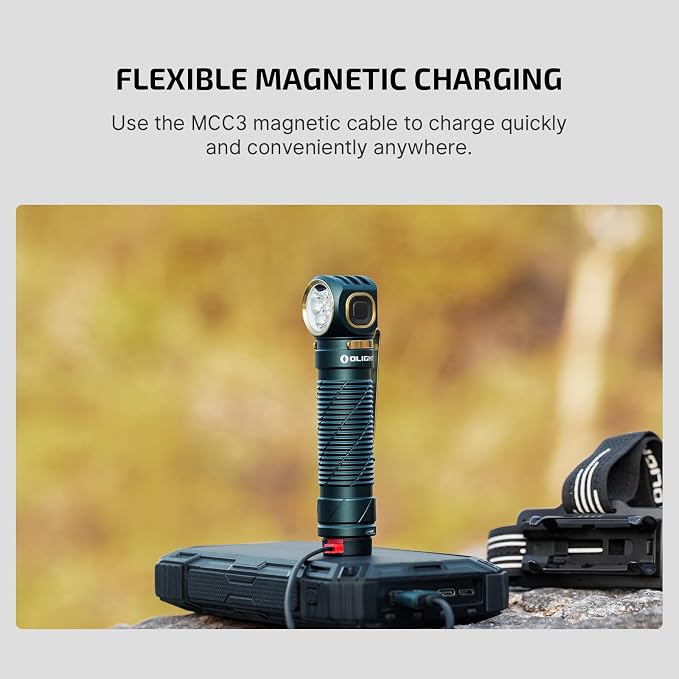 OLIGHT Perun 3 Rechargeable Headlamp Flashlight, 3000 Lumens LED Headlight - Image 8