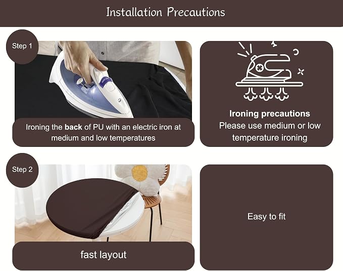 Round Fitted PU Tablecloth - Image 8